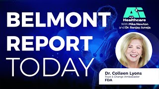 How does the Belmont Report relate to AI ethics in healthcare?