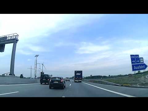 HD Dashcam Autobahn A7 Autobahn A215 Bundesstraße - Dokumental Video aus Germany - Hamburg - Kiel