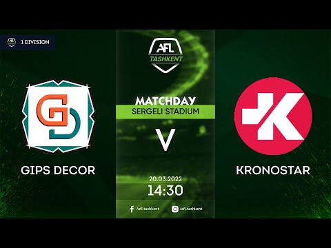 AFL 1. div 19-tur  GIPS DECOR-KRONOSTAR
