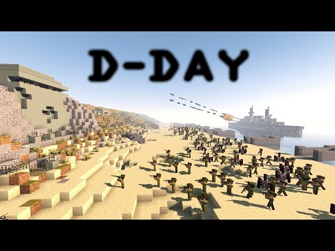 Minecraft World War 2 - D-Day