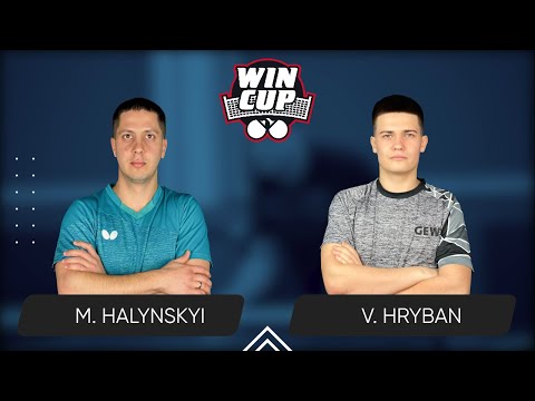 09:00 Mykola Halynskyi - Vadym Hryban 20.04.2025 WINCUP Elite. TABLE 1