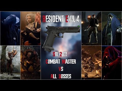 STI 2011 Combat Master VS All Bosses - Resident Evil 4 Remake (Professional) 4K 60Fps