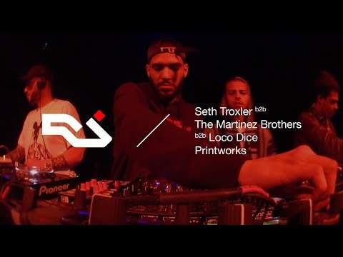 RA Live: Seth Troxler b2b Loco Dice b2b The Martinez Brothers at Printworks