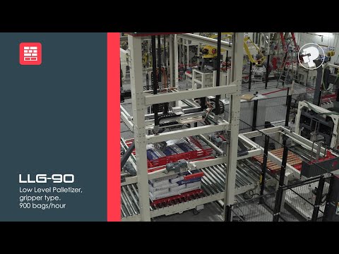 Low Level Infeed Palletizer - Gripper