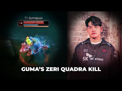 Guma's Zeri Quadra Kill | T1 Gumayusi