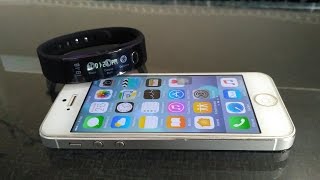 Intex fitrist band connect with iPhone 5