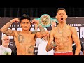 FIRED UP REY VARGAS & MARK MAGSAYO MAKE WEIGHT AFTER INTENSE FACE TO FACE DAY BEFORE FIGHT