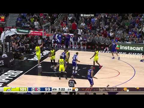 Zubac tip-in bucket after Clippers timeout vs. Jazz