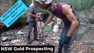 Massive Drop Off! Can we find GOLD?! || Part 1 Bedrock Waterfall NSW South Coast