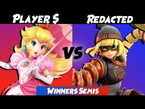 FadSmash #056 | Winners Semis | Player $ [Peach]『VS』Redacted [Min Min] | Smash Ultimate SSBU