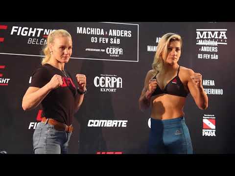 UFC Belem: Valentina Shevchenko vs. Priscila Cachoeira Media Day Staredown - MMA Fighting