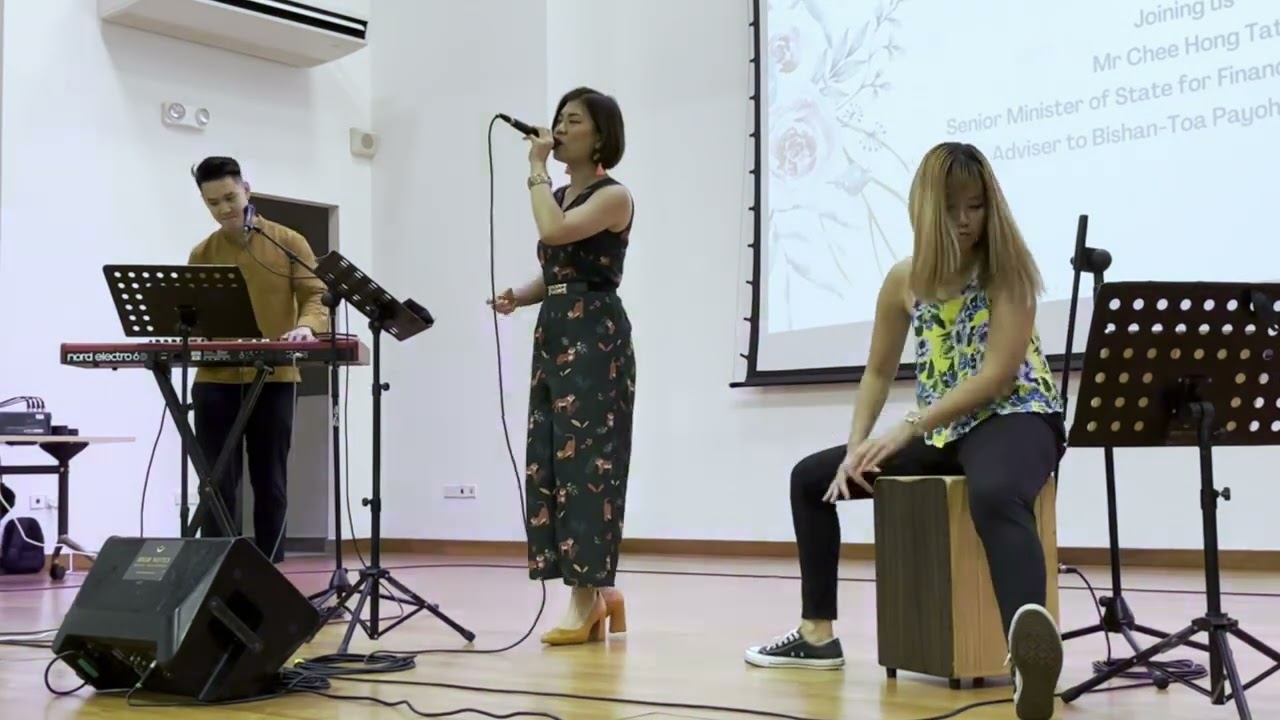 Vivienne, Caleb & Jamie performing @ Toa Payoh West CC
