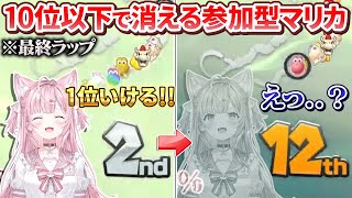 下位で薄くなる参加型マリカで絵に描いたようなこよ虐をされてしまうこよちゃん【博衣こより/ホロライブ切り抜き】
