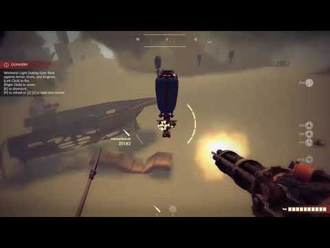 【Guns of Icarus Online】「Whirlwind Light Gatling Gun」 + 「Scylla Double Barreled Mortar」