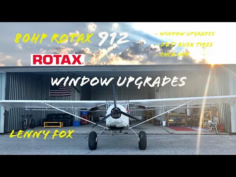 Upgrading My Kitfox Model 3 - Installing Clear Lexan on Doors