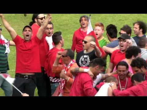 Sulmona, festa Serie D - Ultras interrompono discorso Presidente