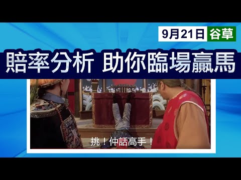 【堅仔賽日啟示】(9月21日) 賠率分析 助你臨場贏馬｜賽馬貼士​​​​​​｜賽馬賠率｜