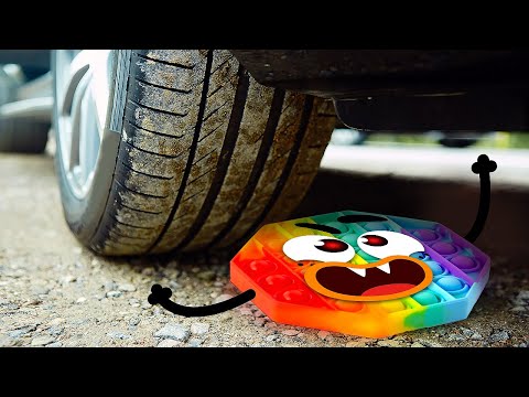 WOW! Would You Try Car Crush Experiment? Tricky Doodles Want To Be Popular In TikTok - 24/7 DOODLES