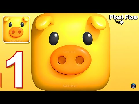 Pixel Flow - Gameplay Walkthrough Part 1 - Level 1-15 (Android, iOS) - YouTube