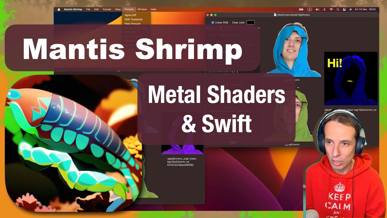 Metal shaders playground with Mantis Shrimp 🦐🖥️