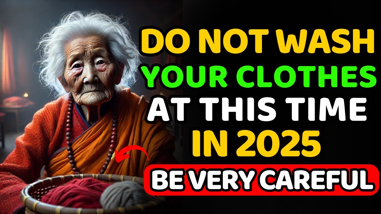 NEVER Wash Your Clothes at This Hour or You’ll Attract Poverty and Bad Luck | Buddhist Teachings