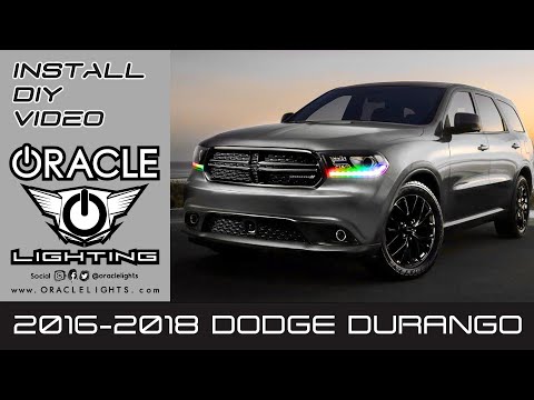Dodge Durango Dynamic ColorSHIFT RGBW Headlight DRL Kit Installation by ORACLE Lighting