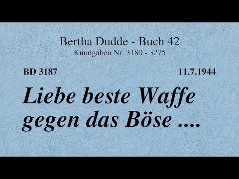 BD 3187 - LIEBE BESTE WAFFE GEGEN DAS BÖSE ....