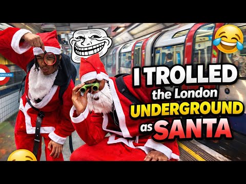 i TROLLED the London Underground as SANTA