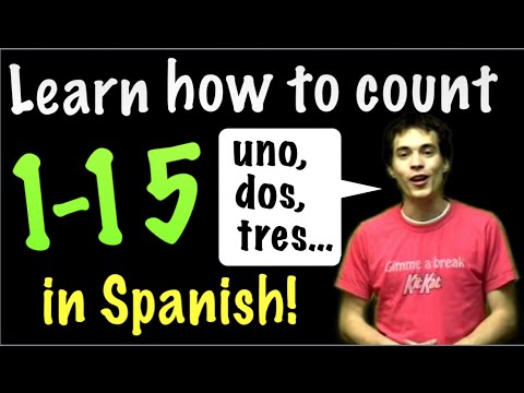 Learn Spanish! - Count from 1 to 15
