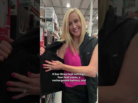 How great are these heated vests! They are perfect for fall! #costco #costcofinds #vest #outdoors