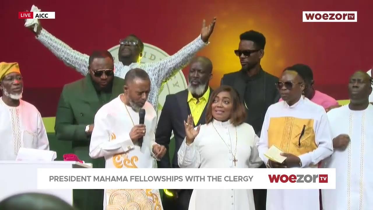 STREAMED LIVE | President John Mahama Fellowships with the Clergy