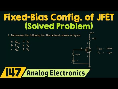 Fixed-Bias Configuration of JFET (Solved Problem)