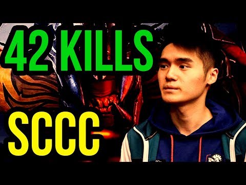 42 Kills Bloodseeker Newbee SCCC Mid - 1hr 145 Kills Epic Game - Dota 2 Update 7.18