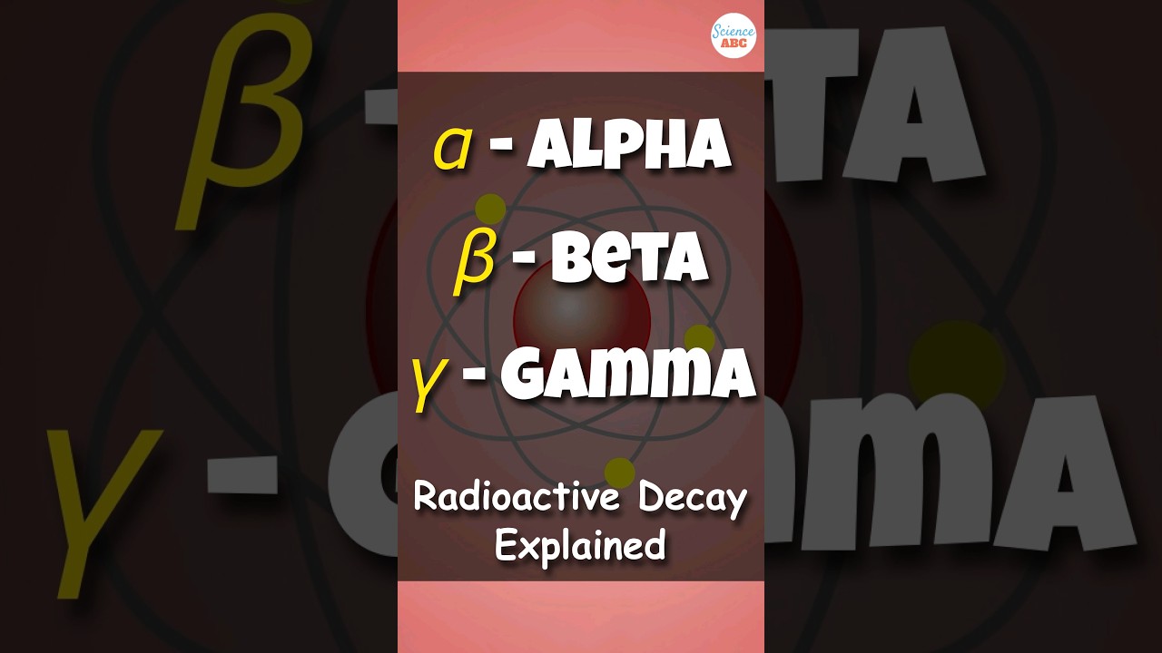 Alpha, Beta, Gamma: A Crash Course on Radioactive Particles and Their Properties