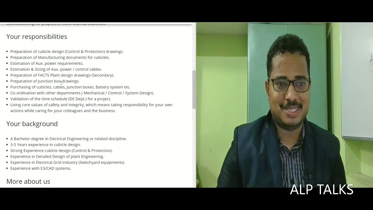 Electrical Design Engineer-Control Relay Panel | Jobs | Alp Talks