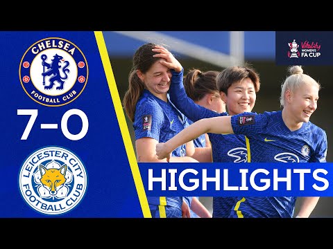 Chelsea 7-0 Leicester | The Blues Put Seven Past Leicester | FA Cup 5th Round Highlights