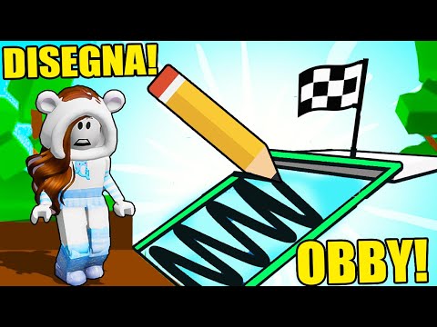 SE VUOI COMPLETARE L'OBBY DEVI DISEGNARLO SU ROBLOX!