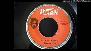 Blazing Fire - Blood Donza / Blood Version - Ja Man 7"