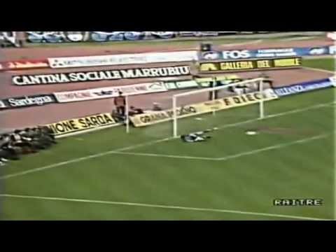 Serie A 1990-1991, day 29 Cagliari - Lecce 2-0 (J.Herrera, Francescoli)