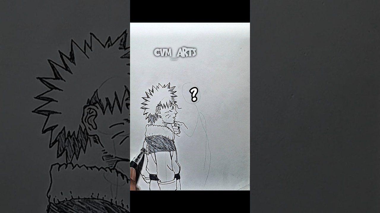 drawing Naruto n ? ✨ #art #drawing #animeart