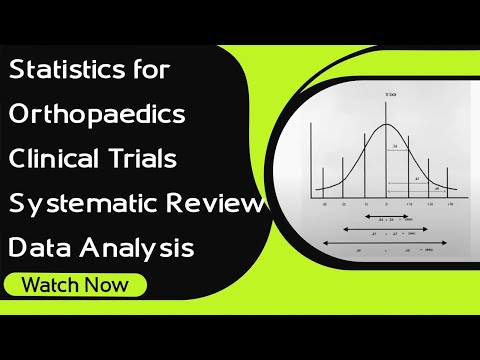 Statistics for Orthopaedics