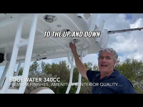 Tour and Review of the Edgewater 340 CC  The Ultimate Boating Experience! Text Chris (561) 285-1212