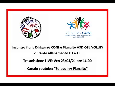 Incontro fra le Dirigenze CONI e Pianalto ASD OSL VOLLEY