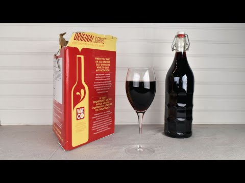 How to make a wine kit!!  Vineco Sangiovese