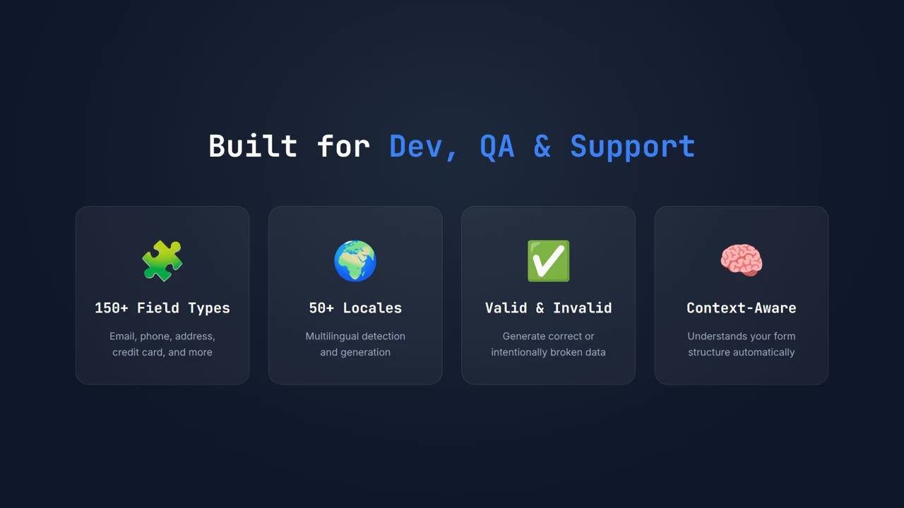 FillKit — Fill Any Form in One Click