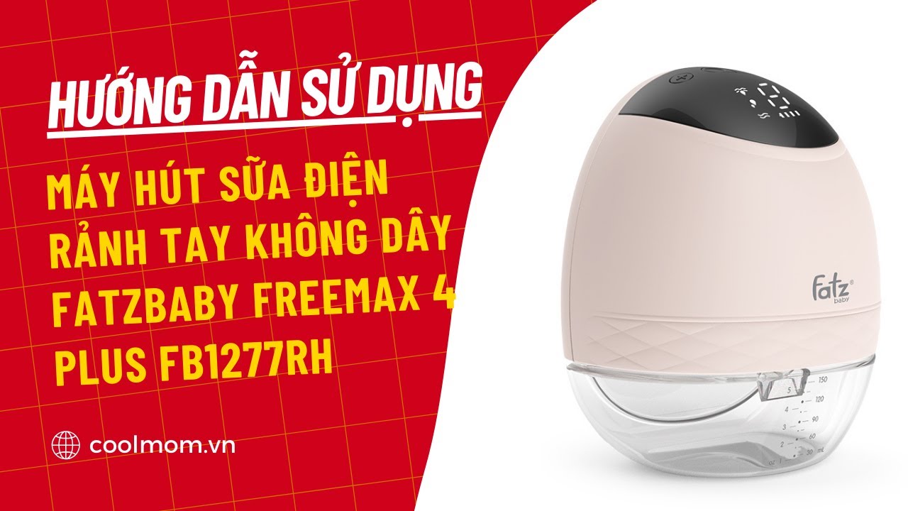 Máy hút sữa điện rảnh tay không dây Fatzbaby Freemax 4 PLUS FB1277RH