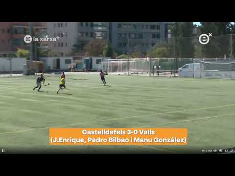 Lliga Elit 24-25. UE CASTELLDEFELS - UE VALLS (3-0)