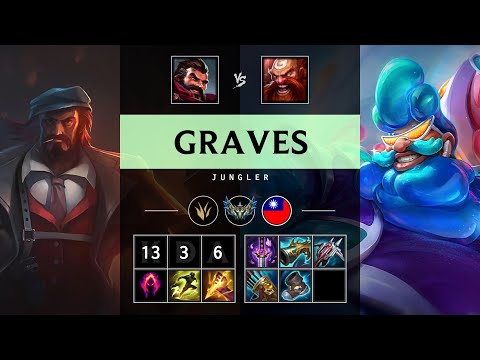 Graves Jungle vs Gragas - TW Challenger Patch 25.18