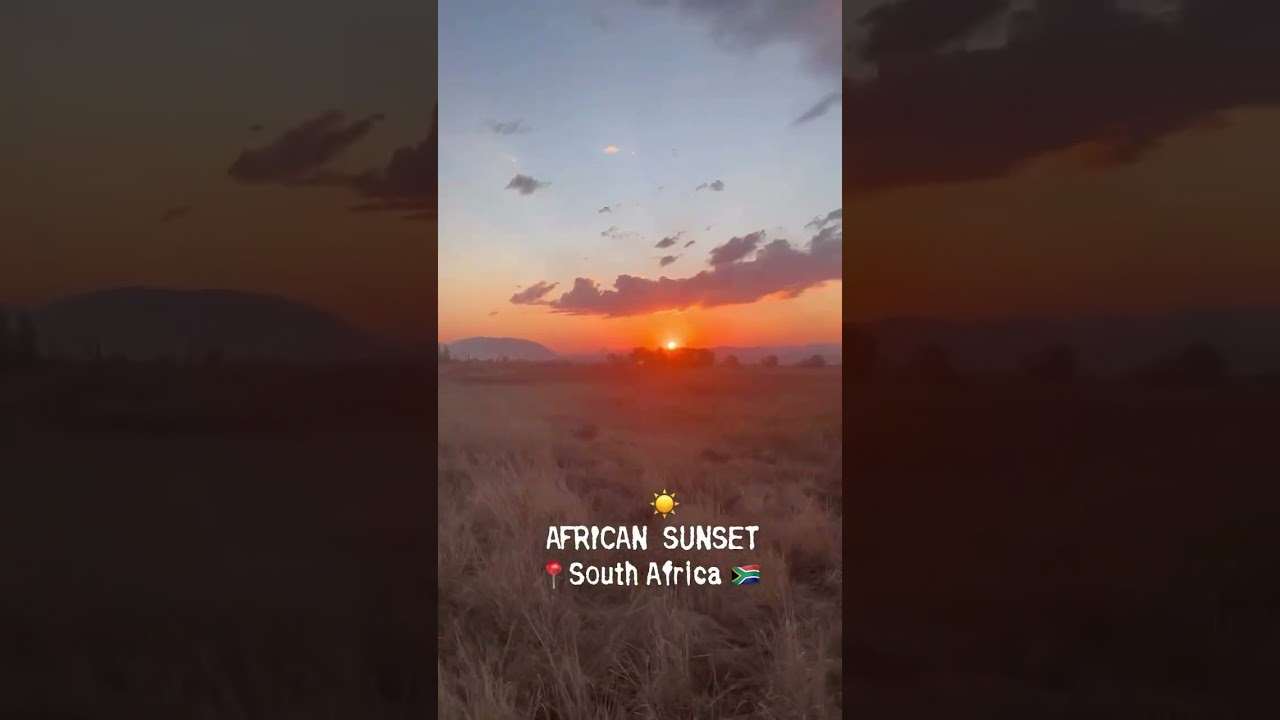 Atardecer en Sudáfrica