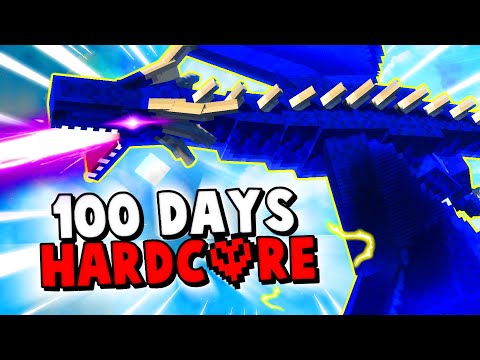 L8Games - We Spent 100 Days In Hardcore Minecraft In A World Of Dragons